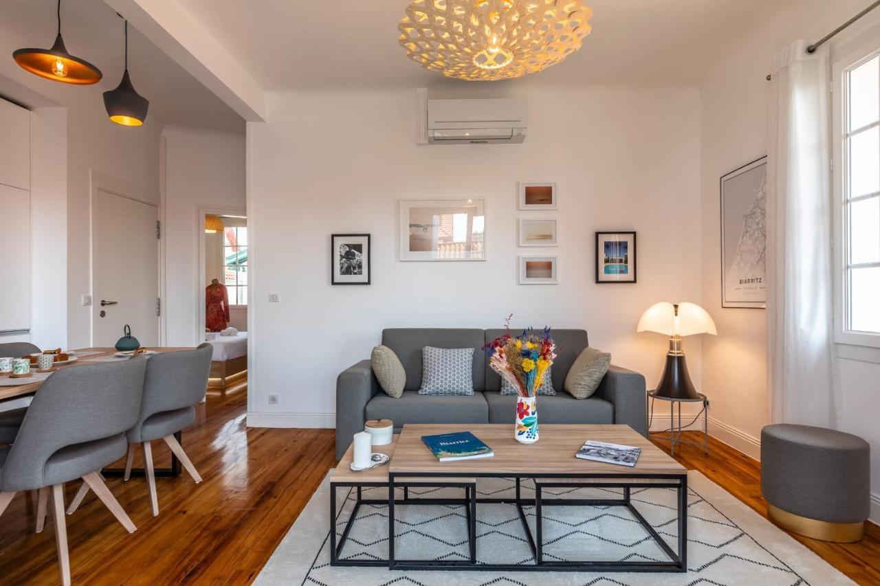 Superbe Appartement Plein De Charme A 5Min De La Plage Biarritz Exteriör bild