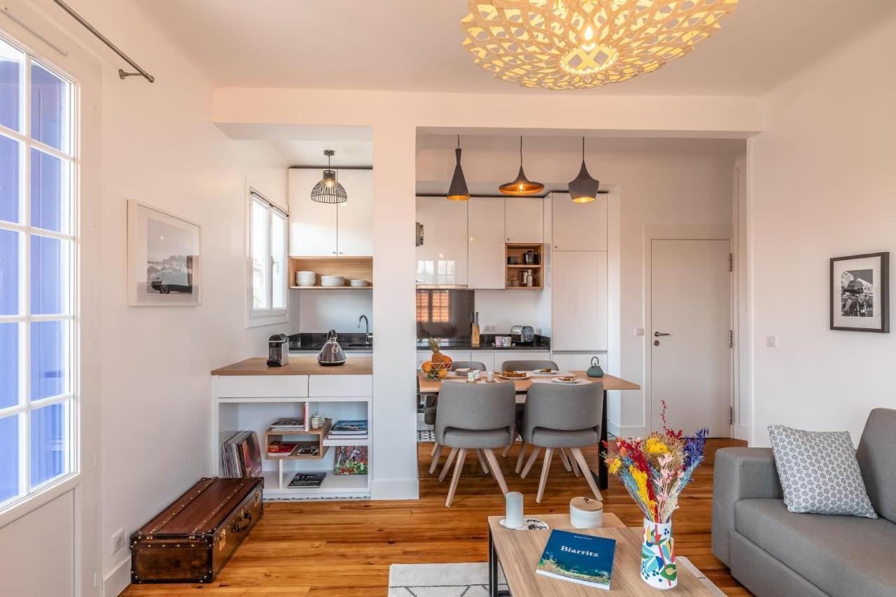 Superbe Appartement Plein De Charme A 5Min De La Plage Biarritz Exteriör bild