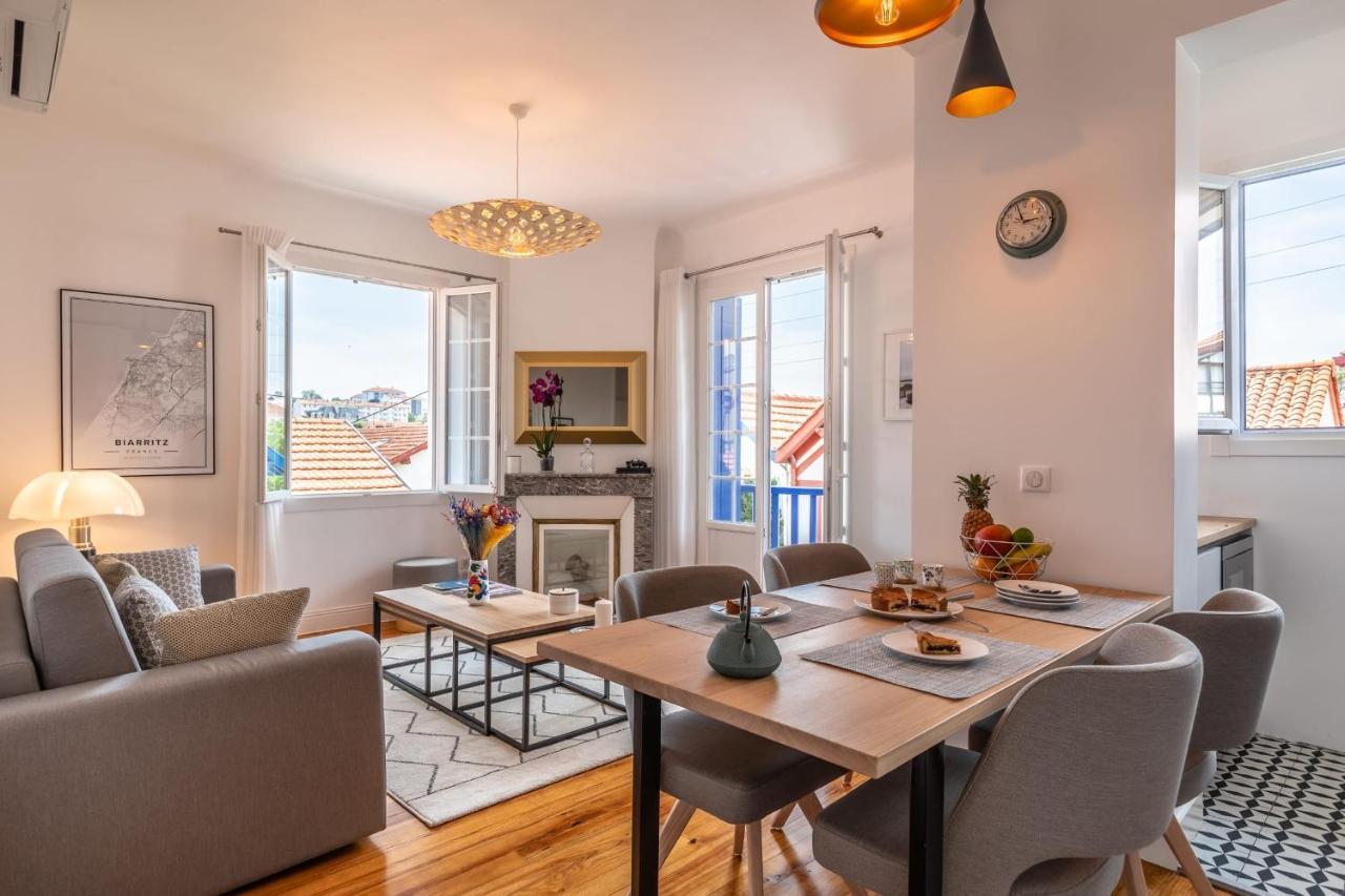 Superbe Appartement Plein De Charme A 5Min De La Plage Biarritz Exteriör bild