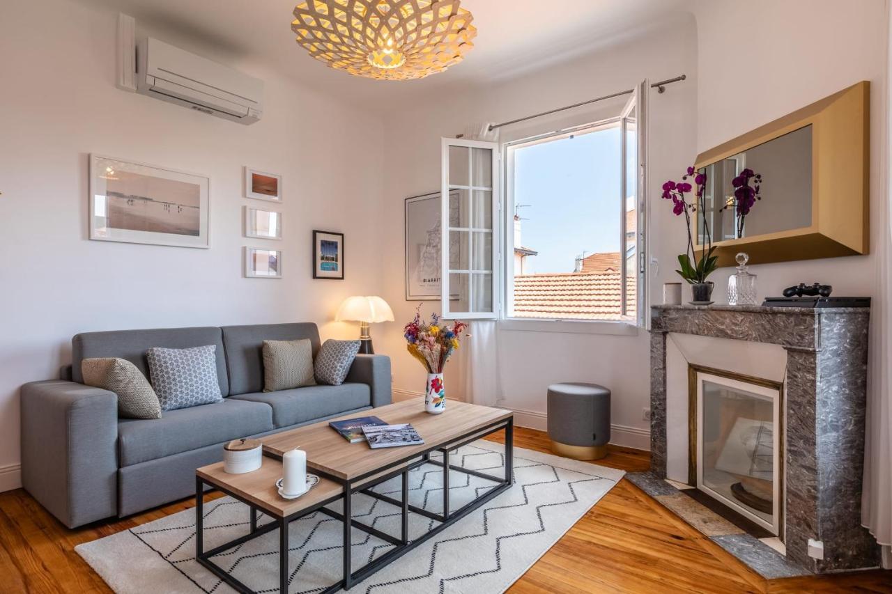 Superbe Appartement Plein De Charme A 5Min De La Plage Biarritz Exteriör bild